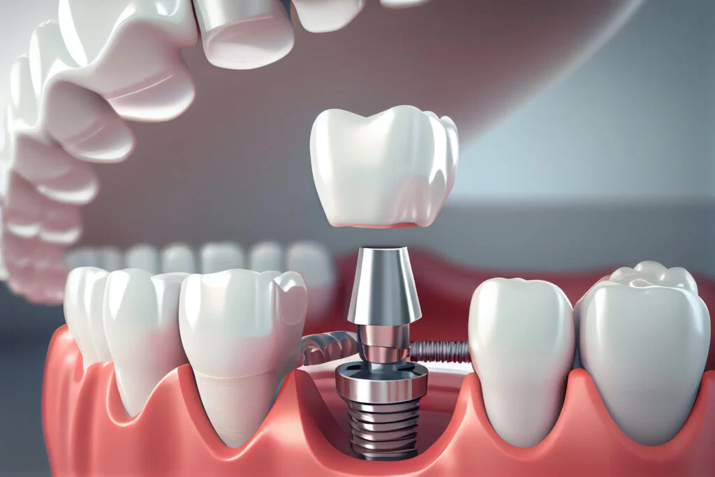 Bağdat Diş Polikliniği'nde sunulan modern implant tedavisiyle kaybedilen dişlerinizi yerine koyun ve gülüşünüzü yenileyin. Uzman diş hekimlerimizle, doğal diş hissi veren, uzun ömürlü ve estetik implant çözümleri sunuyoruz. Sağlıklı ve estetik bir gülüş için hemen bizimle iletişime geçin.